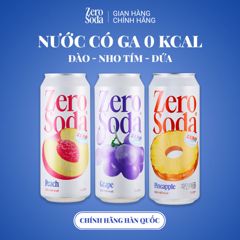 NƯỚC SODA ZERO CLOOP DỨA – CLOOP ZERO SODA PINEAPPLE WHITE 500ML – GOOD ...